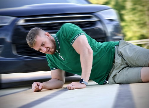 Protecting Pedestrians from Negligent Drivers